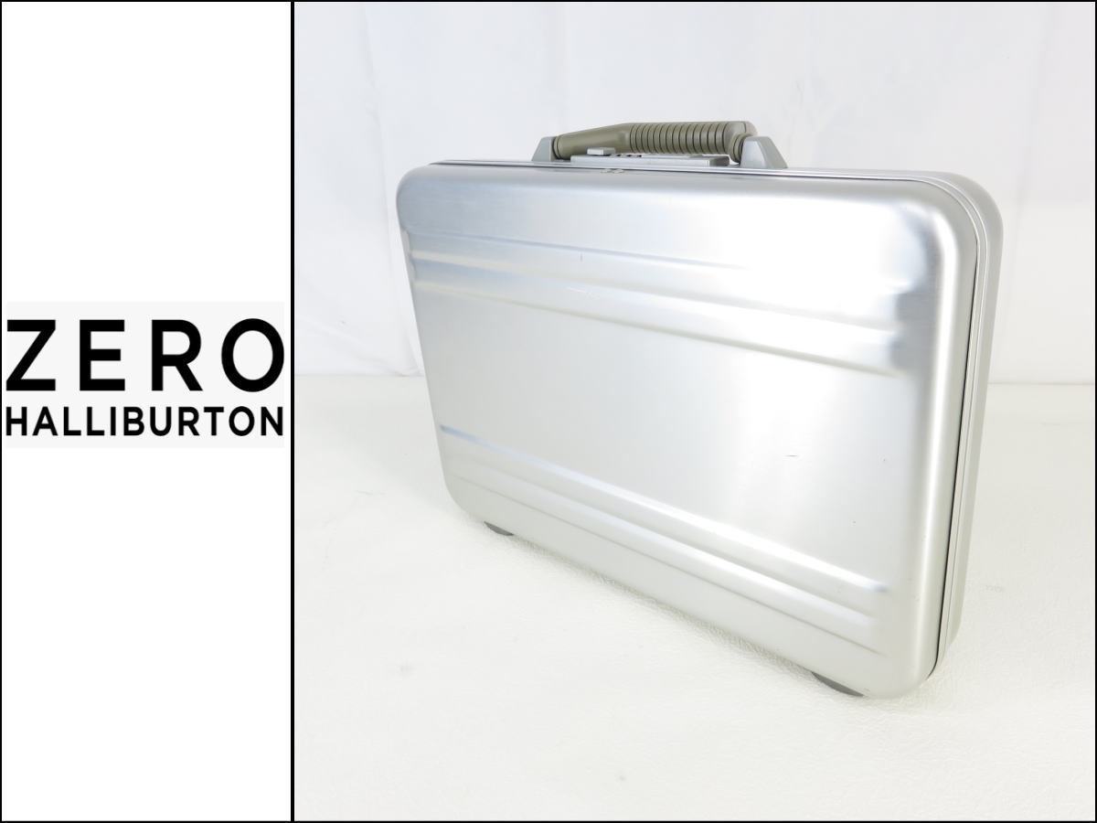 #ZERO HALLIBURTON/ Zero Halliburton # Zero is li# attache case # silver # present condition #