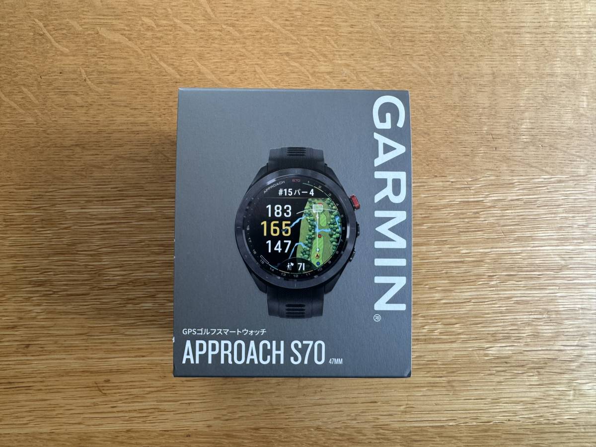 2022?新作】 ガーミン(GARMIN) Approach Black 47mm S70 GPSナビ