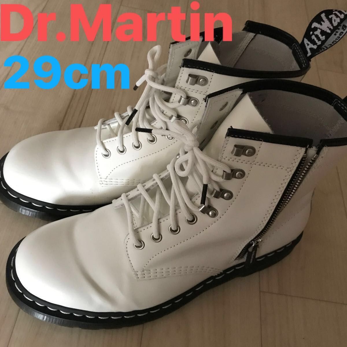 Dr Martens ドクターマーチンブーツ 1460 ZIPPED HDW 8 ホール ブーツ Yahoo!フリマ（旧）