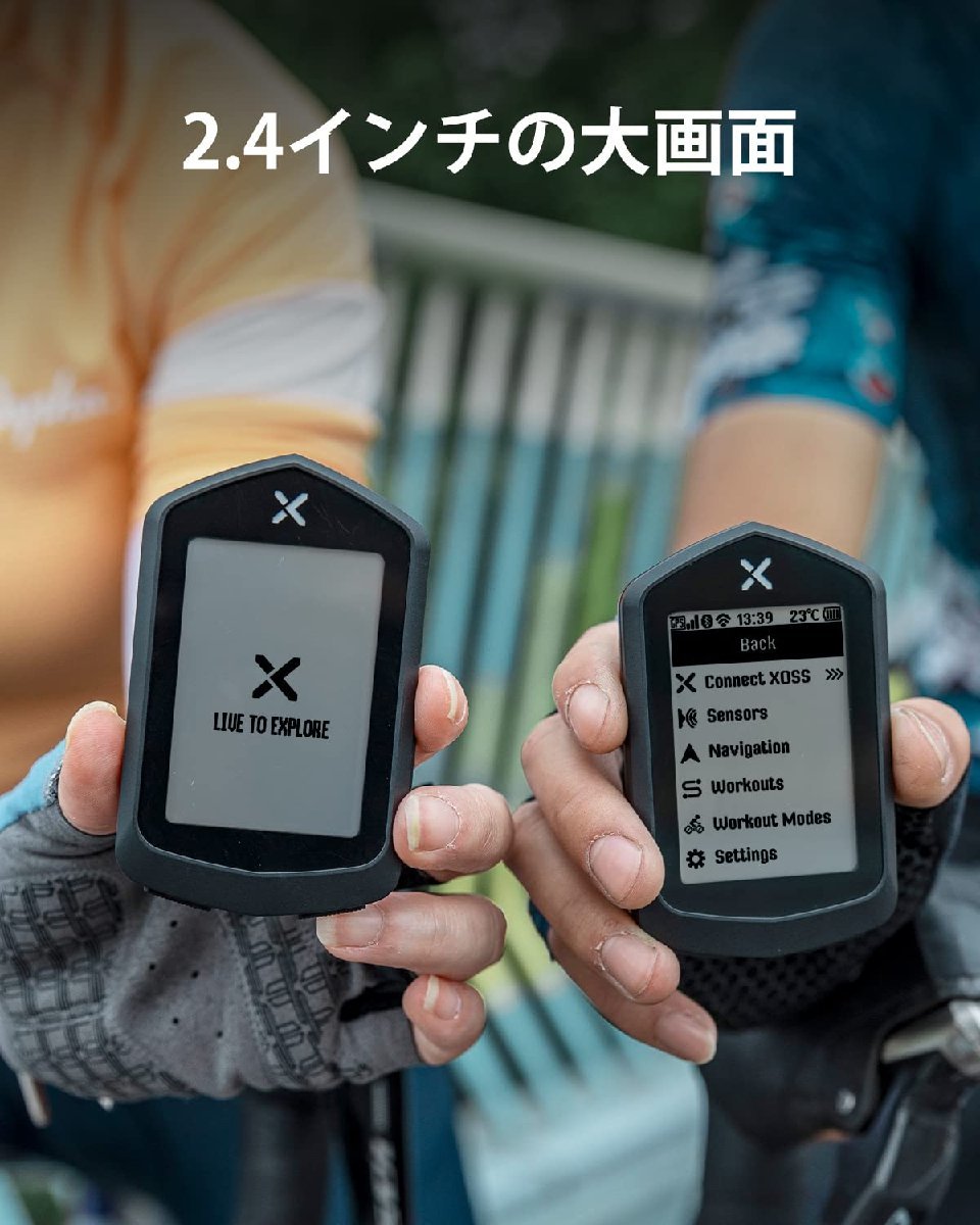 送料無料★XOSS NAV サイクルコンピュータ GPS サイコン ナビゲーション 2.4インチ データカスタマイズ_画像4