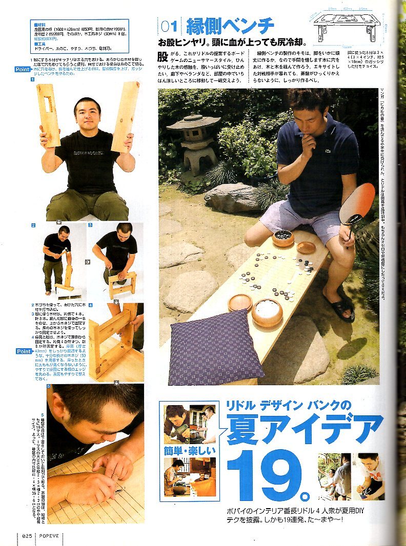 雑誌POPEYE/ポパイ 636(2002.7/8号)★夏部屋インテリア/海の近くに住んでます/赤松珠抄子のオレ部屋改造/STAR WARS/ペプシ・ボトルキャップ_画像4