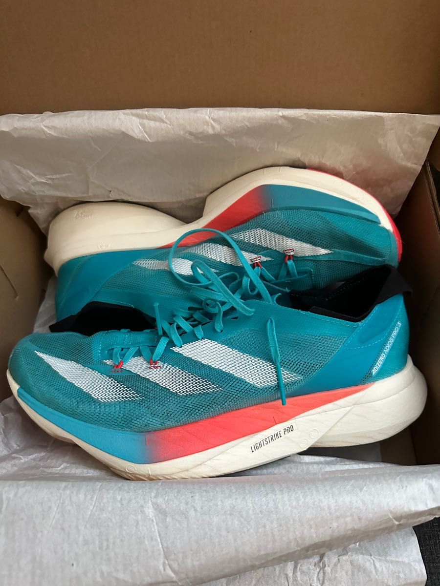 特上美品 アディダス(adidas)アディゼロアディオスプロ3/新色 特上美品 アディダス(adidas)アディゼロアディオスプロ3/新色