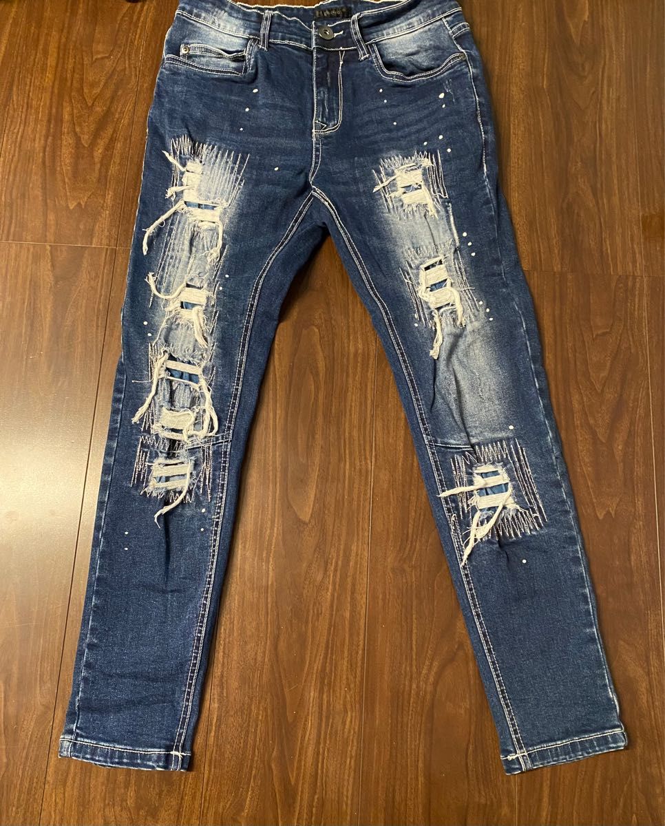 bike star ダメージジーンズ　M メンズ デニムパンツ DENIM Levi''s ヒステリックグラマー