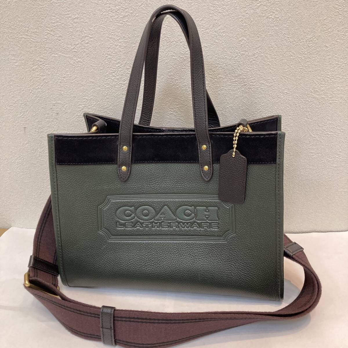 現品限り一斉値下げ！】 コーチ COACH 2WAY モスグリーン C6035