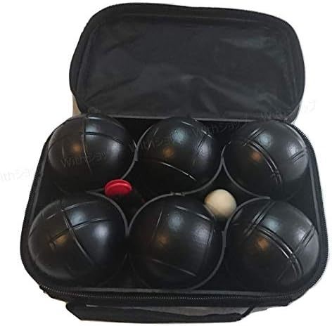 ブラック ペタンク ボール 6個セット3種類ｘ2個 普及球