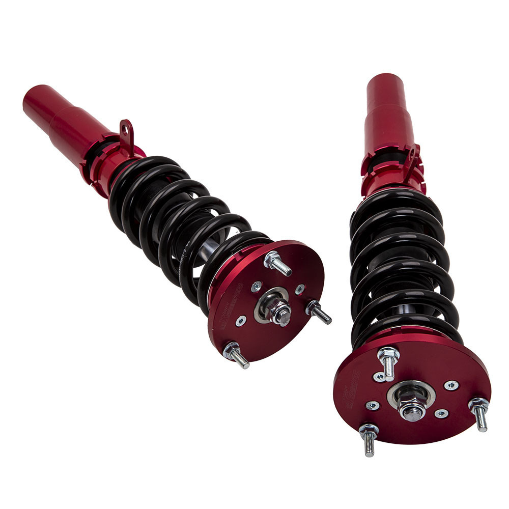  shock absorber BMW 3 series E90 E91 suspension 2WD 06-13 total length adjustment type red Maxpeedingrods