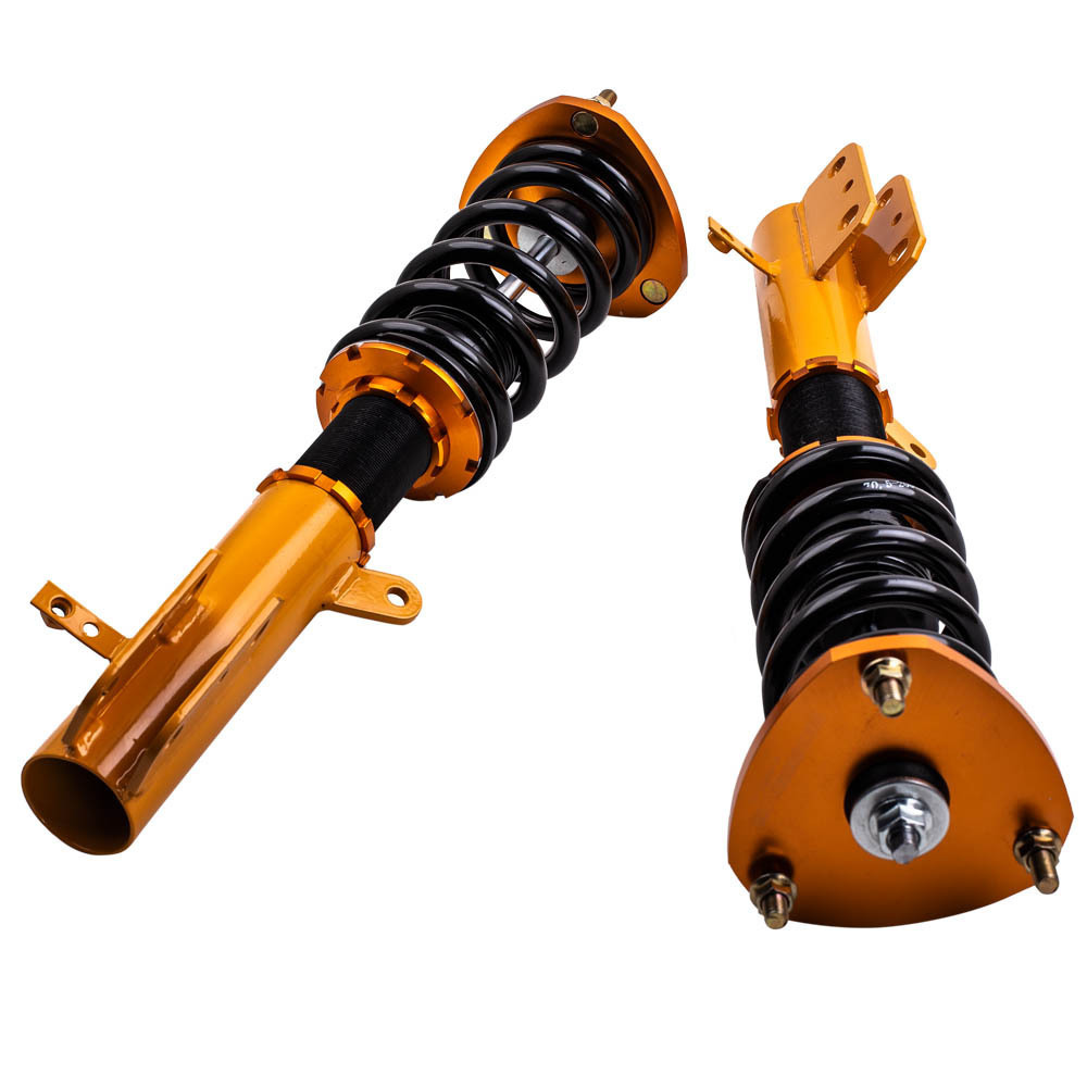 車高調 ジープ パトリオット サスペンション 2WD 4WD 07-10 全長調整式 イエロー Maxpeedingrods_画像2