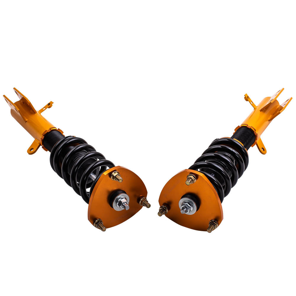 車高調 ジープ パトリオット サスペンション 2WD 4WD 07-10 全長調整式 イエロー Maxpeedingrods_画像3