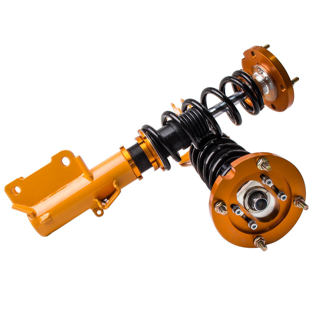  shock absorber Ford Mustang suspension 05-14 total length adjustment type yellow Maxpeedingrods