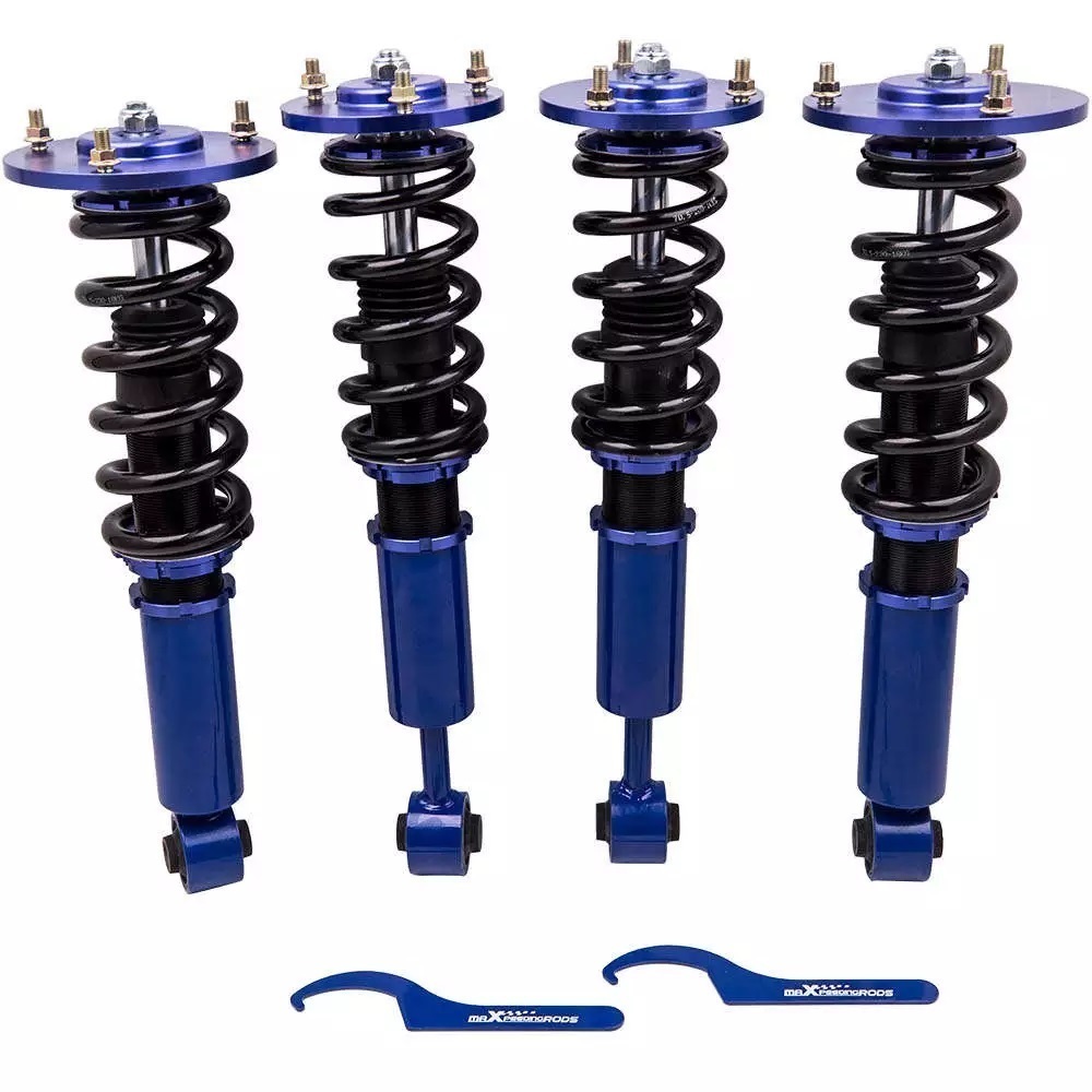  shock absorber Ford Expedition suspension U222 03-06 total length adjustment type blue Maxpeedingrods
