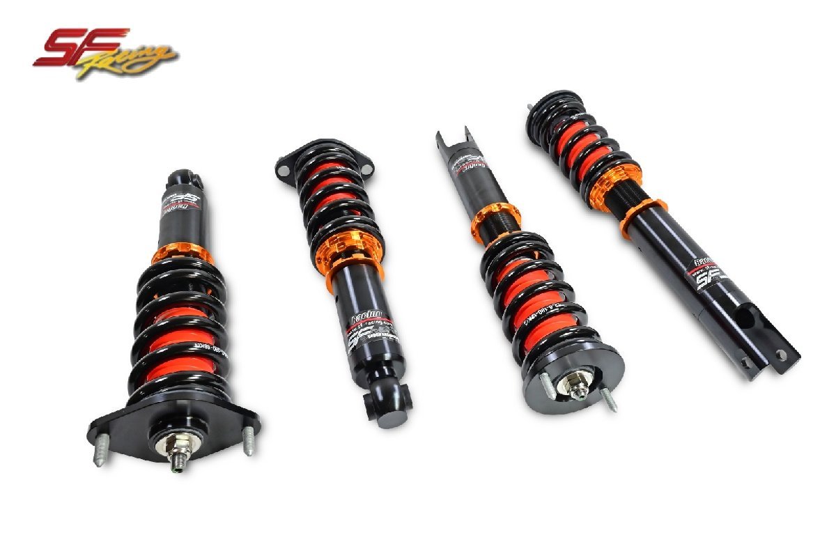 SF-Racing shock absorber S Class W140 suspension Mercedes Benz total length adjustment 32 step attenuation height performance model 