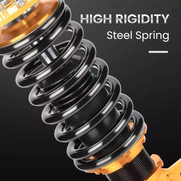  shock absorber 3 series E92 E93 suspension total length adjustment type 24 step attenuation BMW Maxpeedingrods yellow 