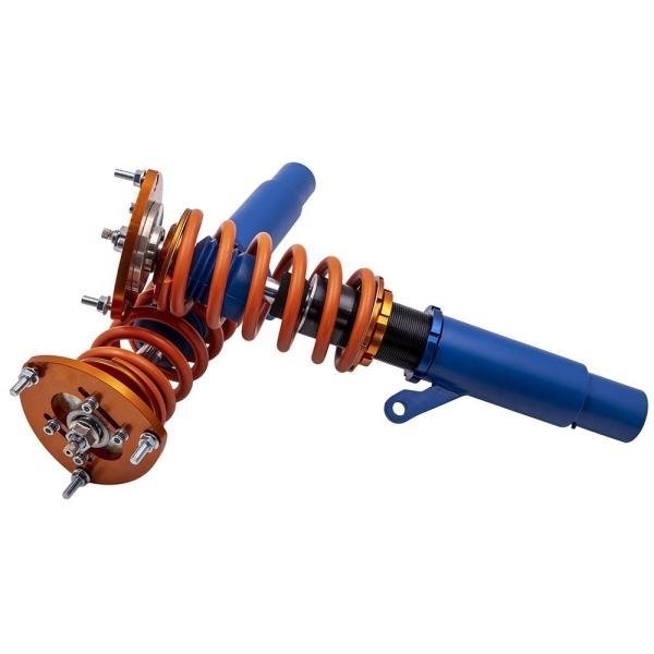  shock absorber Audi A3 S3 8V suspension 15-19 total length adjustment type 24 step attenuation adjustment blue Maxpeedingrods