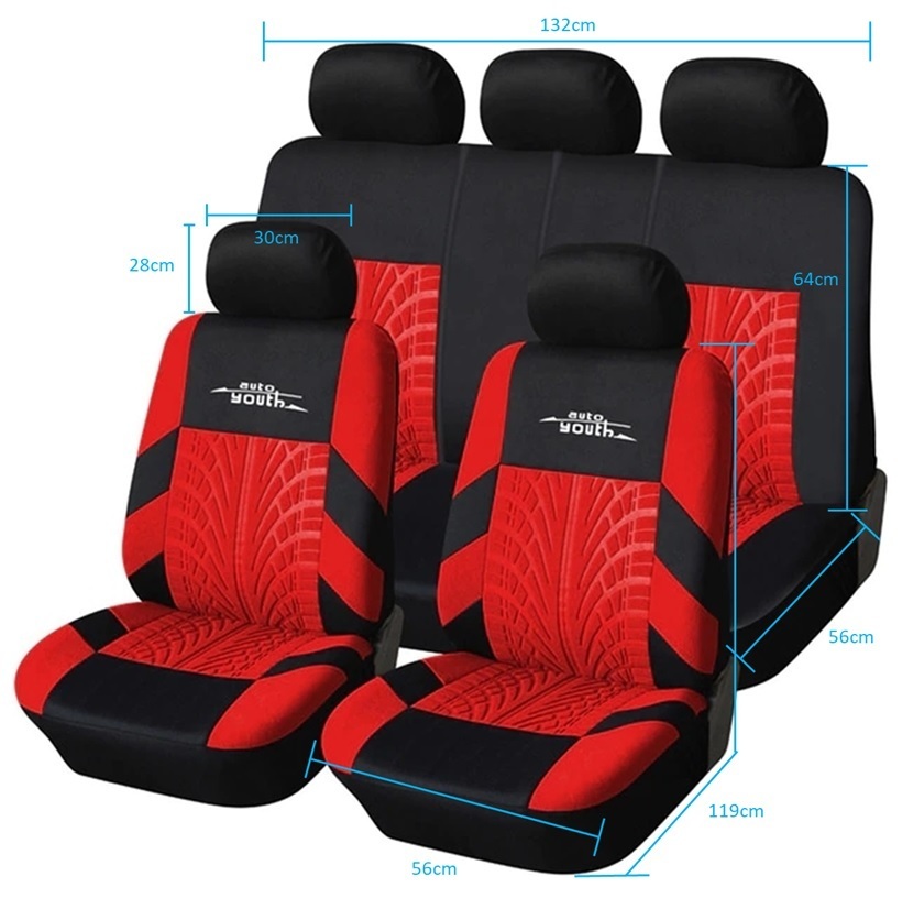  чехол для сиденья Fit GD1 GE6 GK 2 3 4 7 8 9 передние сиденья 2 сиденье комплект полиэстер ... только Honda можно выбрать 6 цвет 