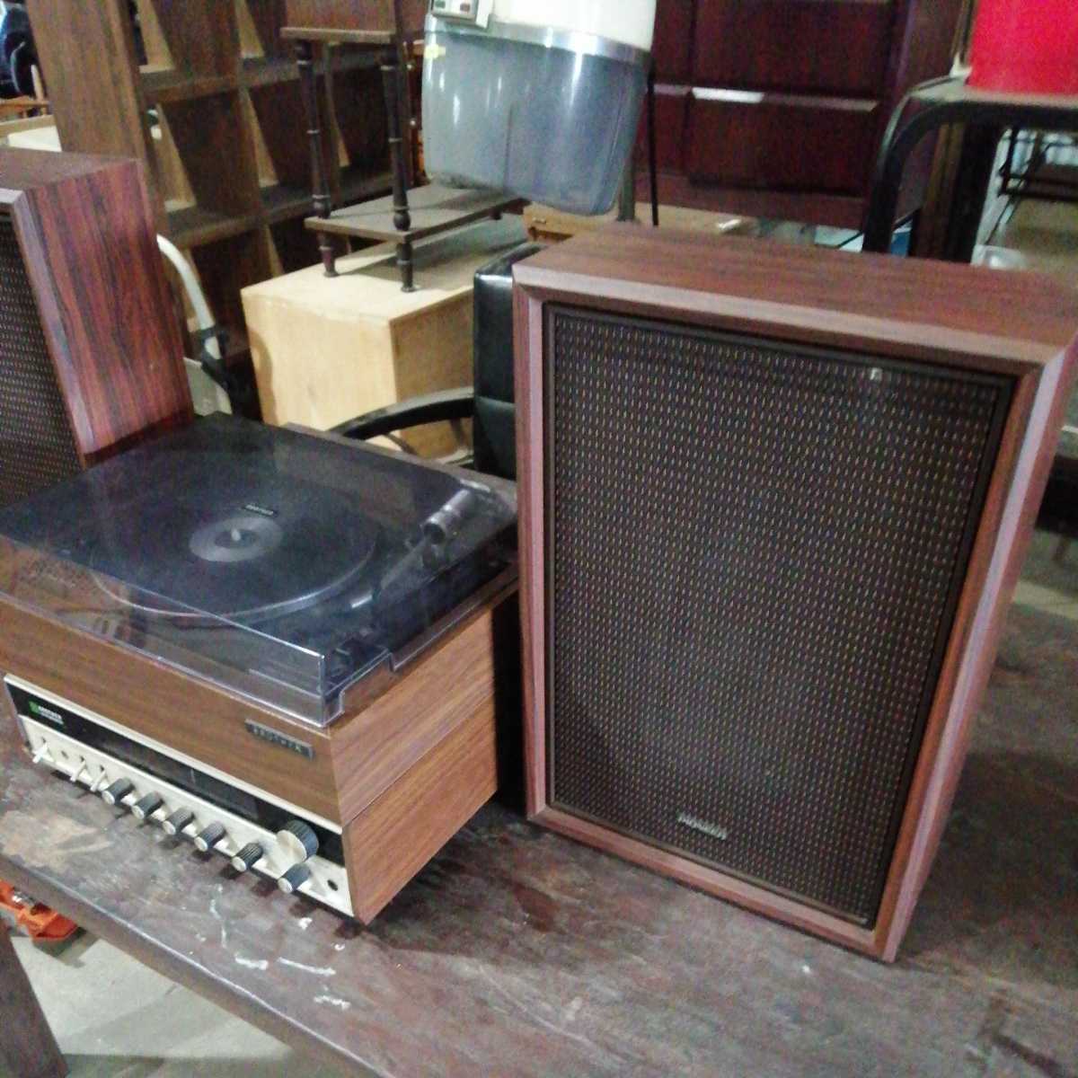 動画有♪ BROTHER ST-204 アンプ レコードプレーヤー ラジオ 動画有♪ BROTHER ST-204 アンプ レコードプレーヤー ラジオ
