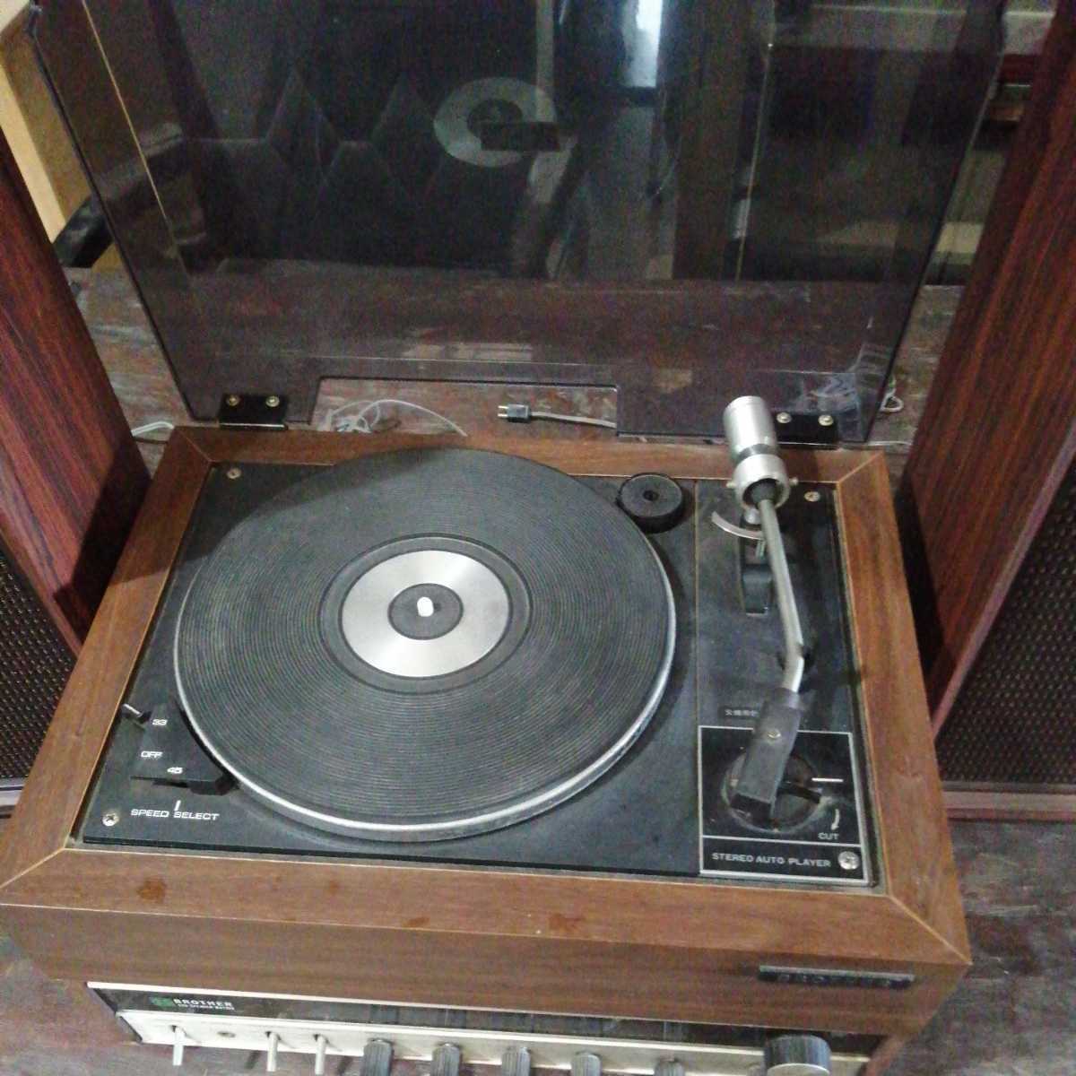 動画有♪ BROTHER ST-204 アンプ レコードプレーヤー ラジオ 動画有♪ BROTHER ST-204 アンプ レコードプレーヤー ラジオ