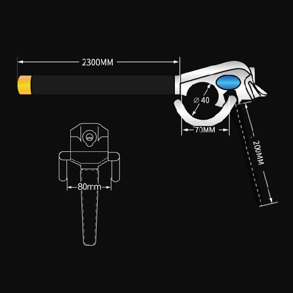BMW 318i ツーリング 車両盗難防止 ハンドルロック セキュリティ クラクション連動 汎用品_画像6