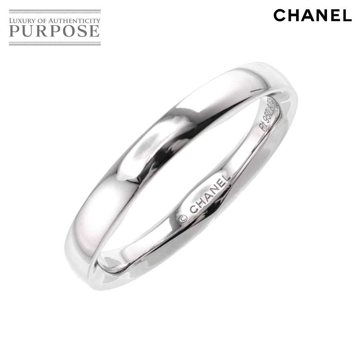 シャネル CHANEL カメリア #58 リング Pt プラチナ 指輪 Camellia Ring 90198906_画像1