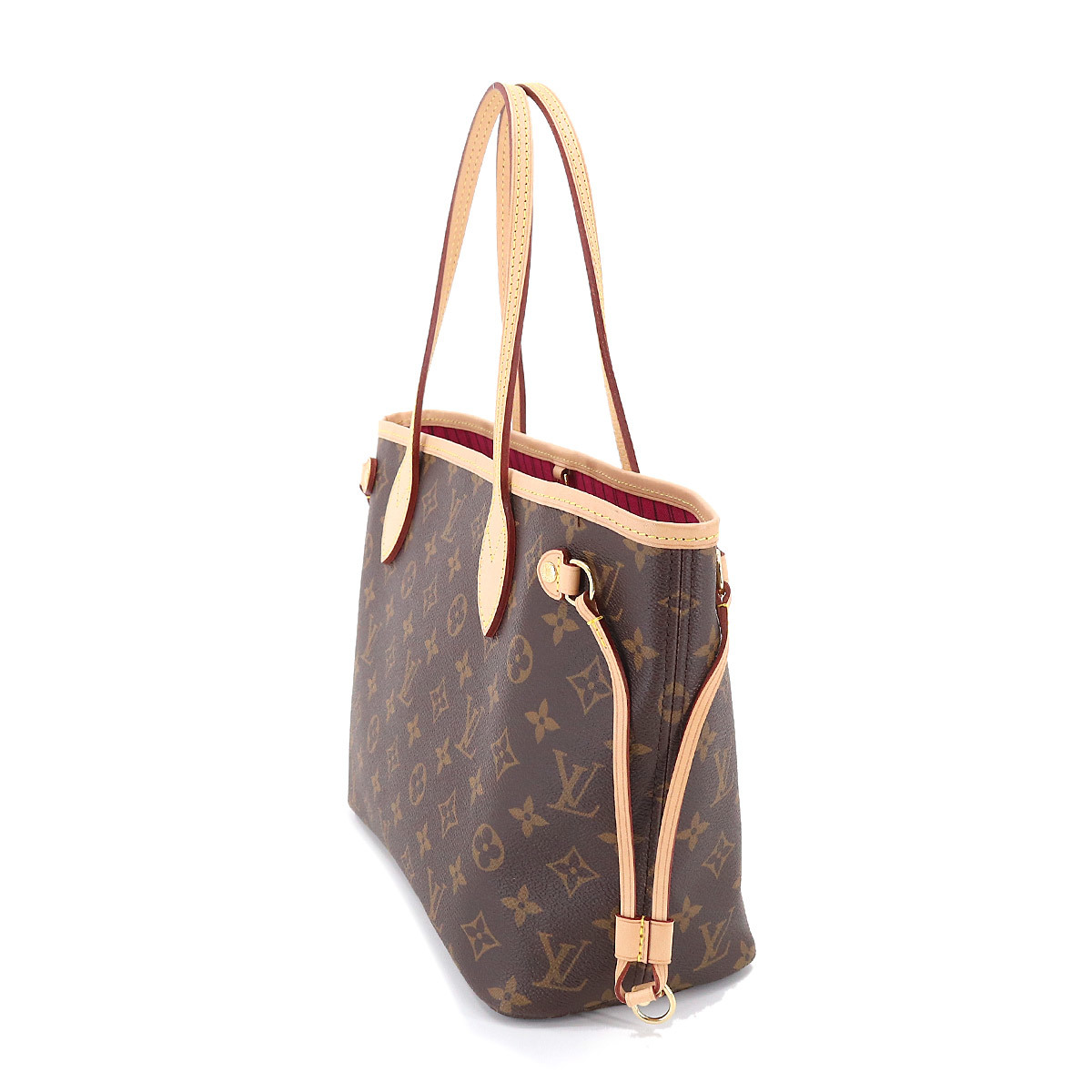 未使用 展示品 ルイ ヴィトン LOUIS VUITTON モノグラム ネヴァーフル PM トート バッグ ブラウン ピヴォワンヌ M41245 RFID 90207875_画像3