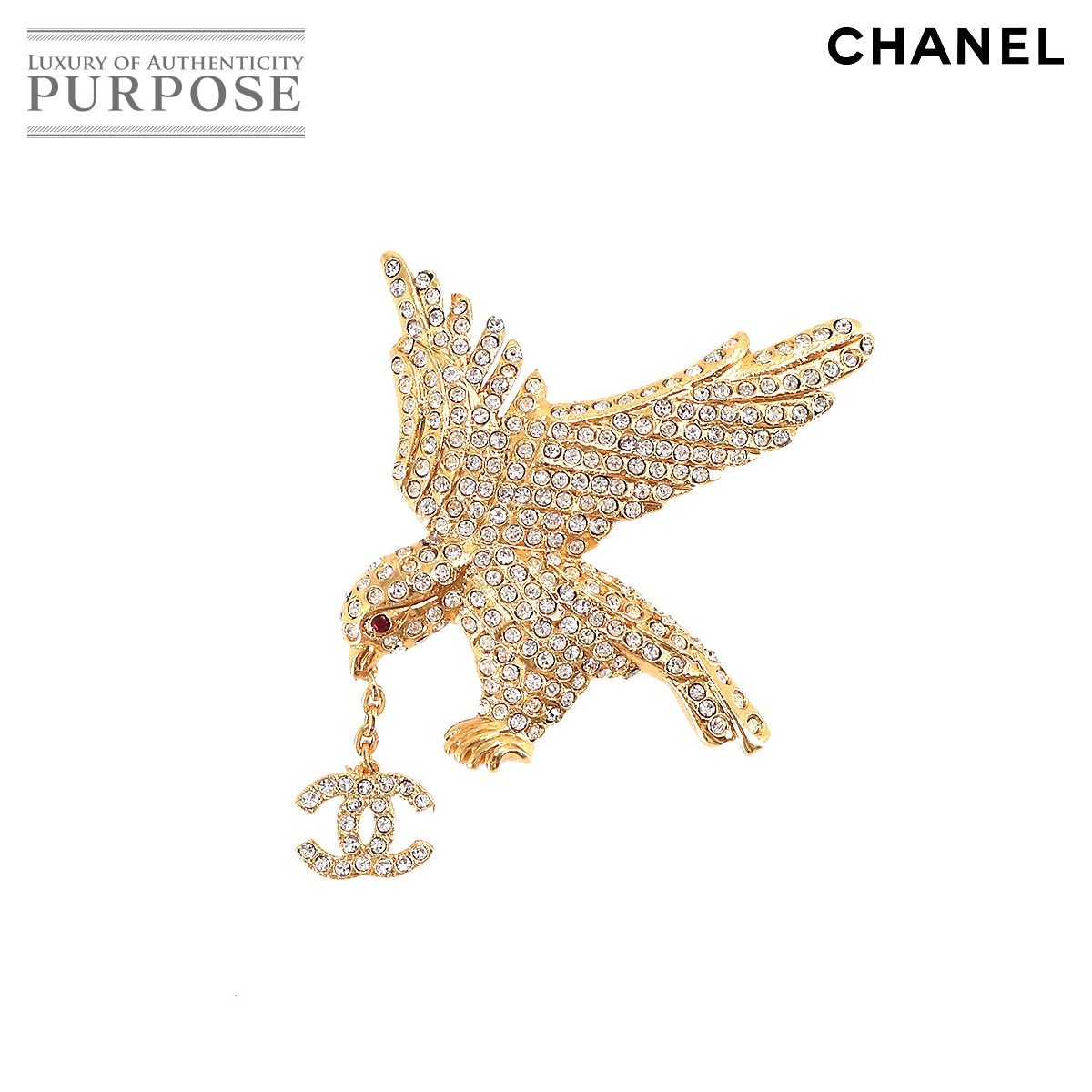 【超安い】 未使用 展示品 シャネル CHANEL イーグル モチーフ ブローチ ゴールド ラインストーン アクセサリー 01P ココマーク ヴィンテージ 90208364 ブローチ 【超安い】 未使用 展示品 シャネル CHANEL イーグル モチーフ ブローチ ゴールド ラインストーン アクセサリー 01P ココマーク ヴィンテージ 90208364 ブローチ