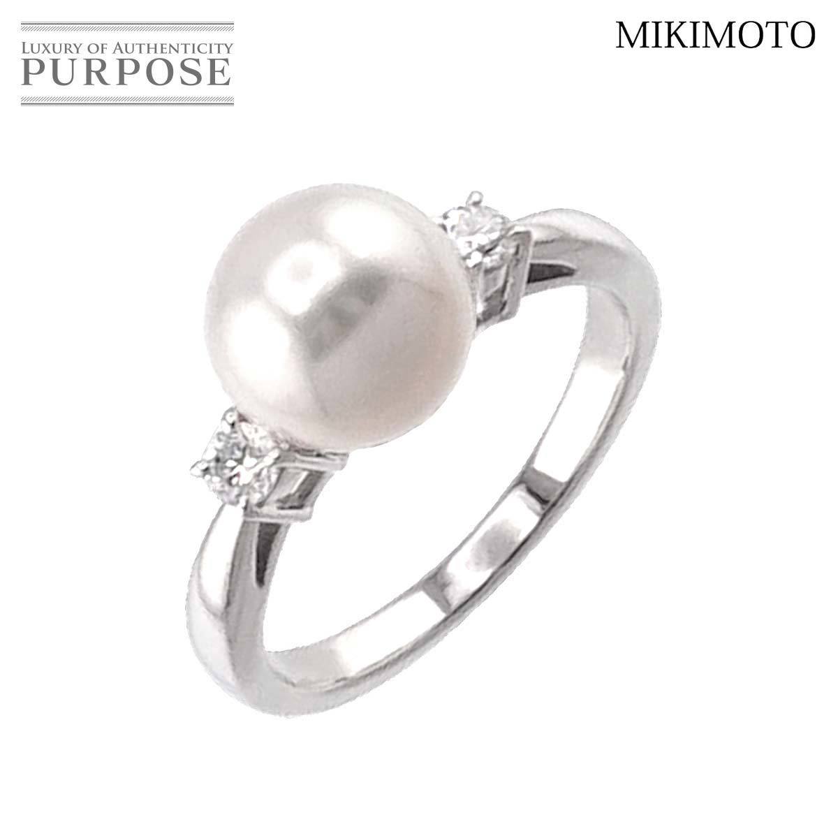 2年保証』 MIKIMOTO ミキモト 9号 90205453 Ring Pearl Akoya 指輪