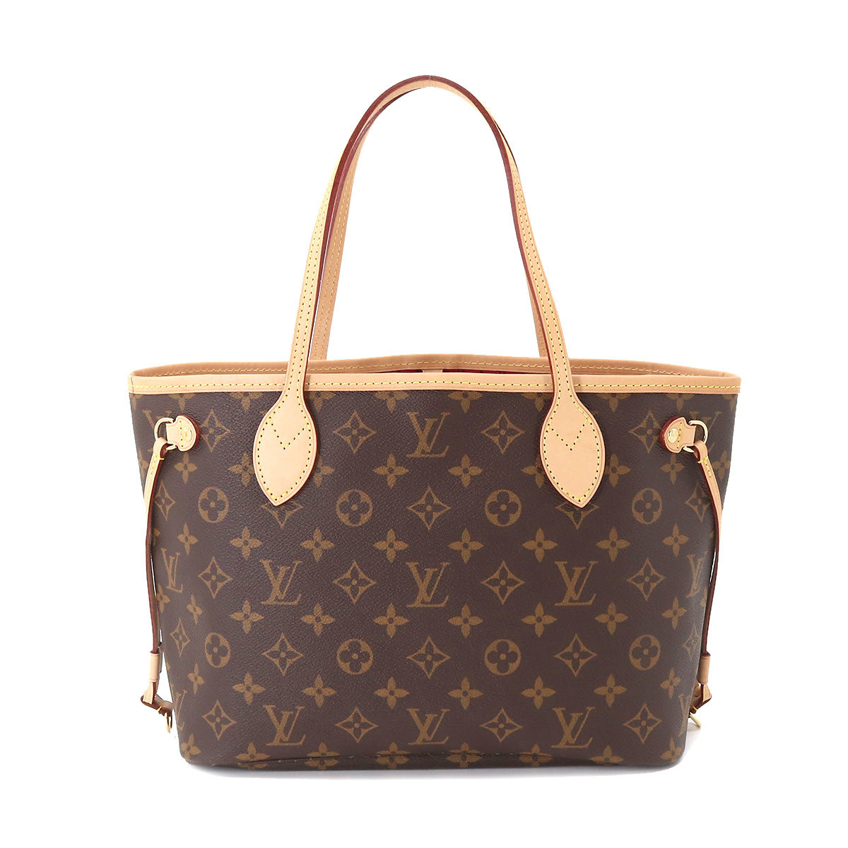 未使用 展示品 ルイ ヴィトン LOUIS VUITTON モノグラム ネヴァーフル PM トート バッグ ブラウン ピヴォワンヌ M41245 RFID 90211215_画像2