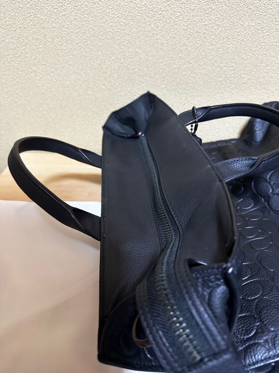 コーチ トートバッグ COACH 2Way シグネチャー レザー|PayPayフリマ