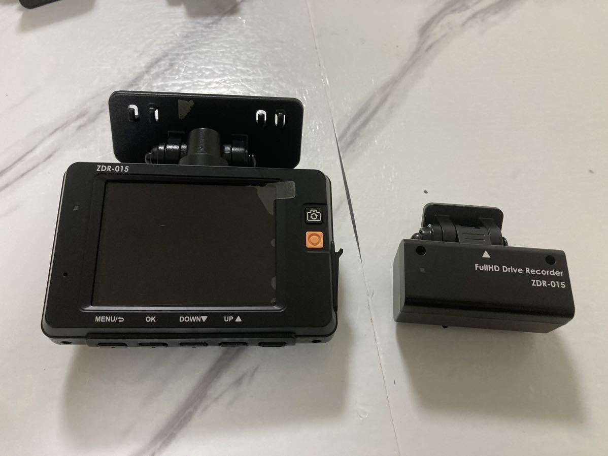 値下げ　コムテック ZDR-015 ドライブレコーダー GPS前後2カメラ200万画素_画像2