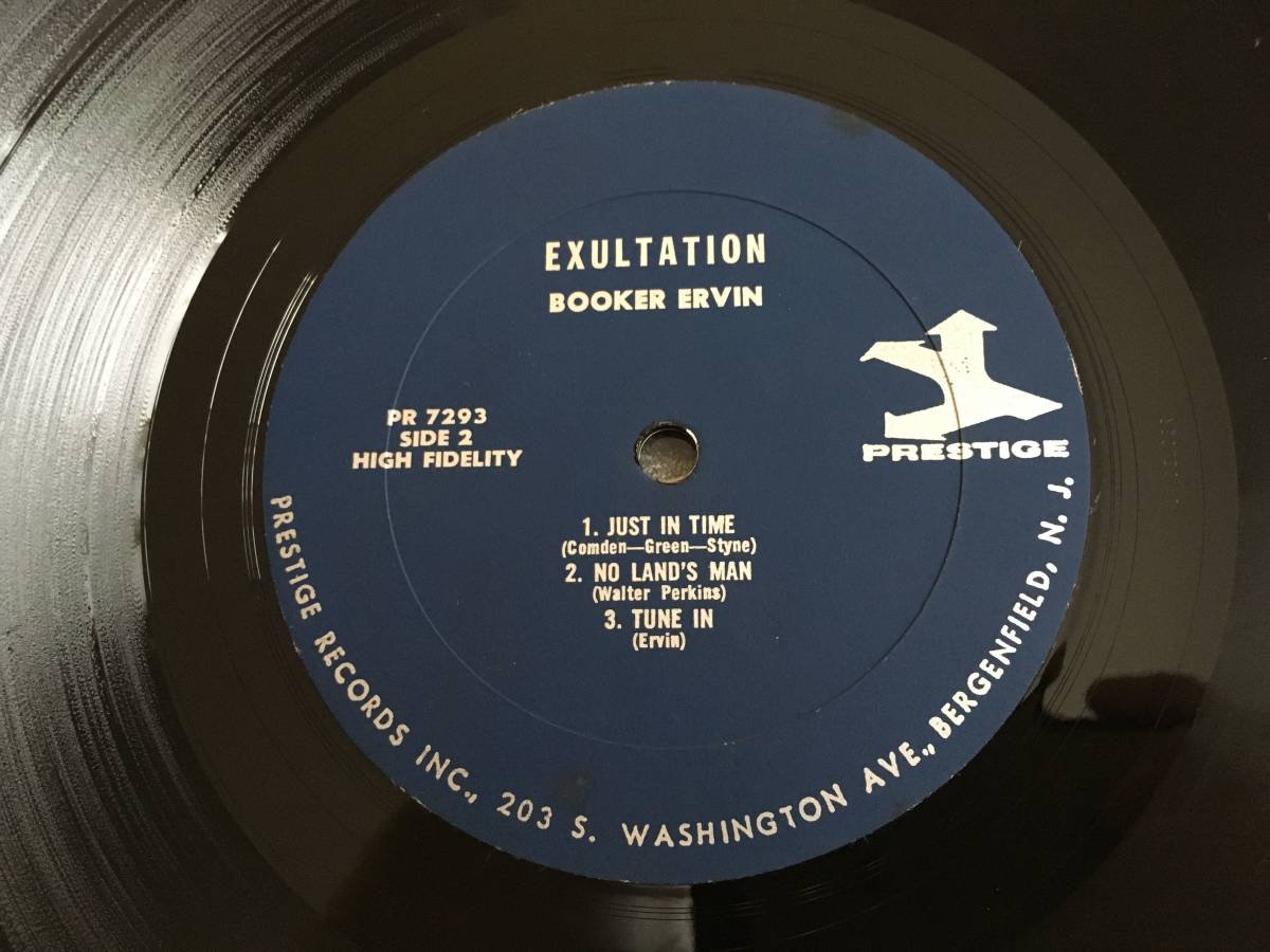 ◎MONO VAN GELDER刻印 Booker Ervin / Exultation! / Horace Parlan prestige 右紺 コートジャケ_画像4