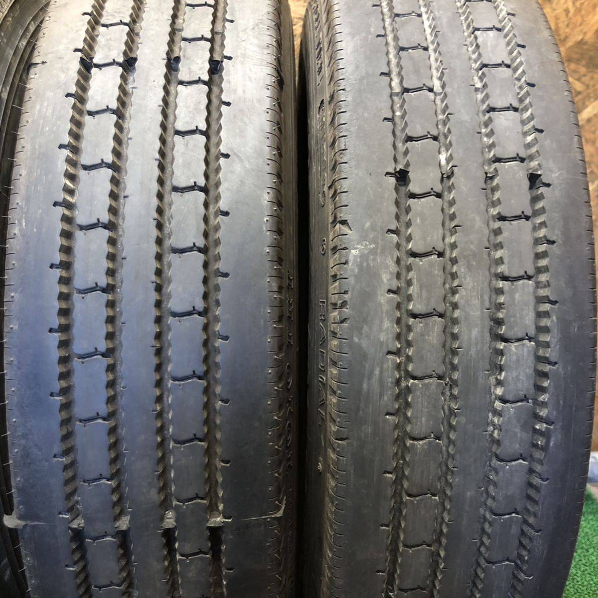 再生タイヤ　TRT　TOYO　M130Wパターン　195/85R16　114/112L　LT　極上バリ山4本価格　X-384　福岡　★引き取り大歓迎★即決サービス品★_画像4