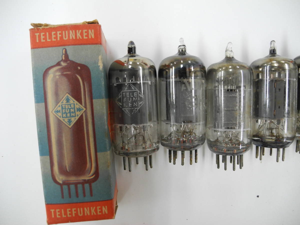 12ax7 ecc82 telefunken mullard 6本セット_画像2