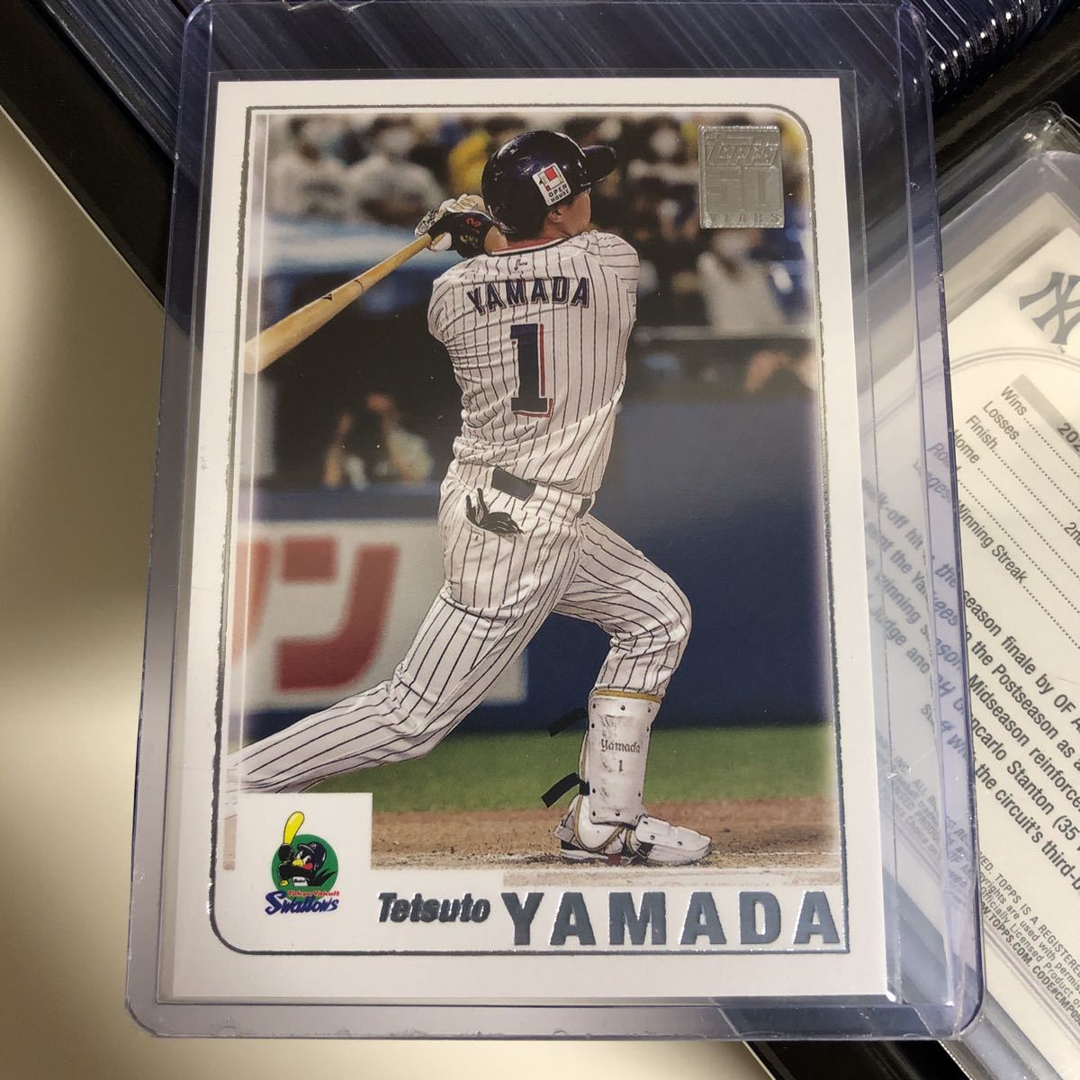 山田哲人 Topps 2023 NPB 01-13 インサート 東京ヤクルトスワローズ ベースボールカード