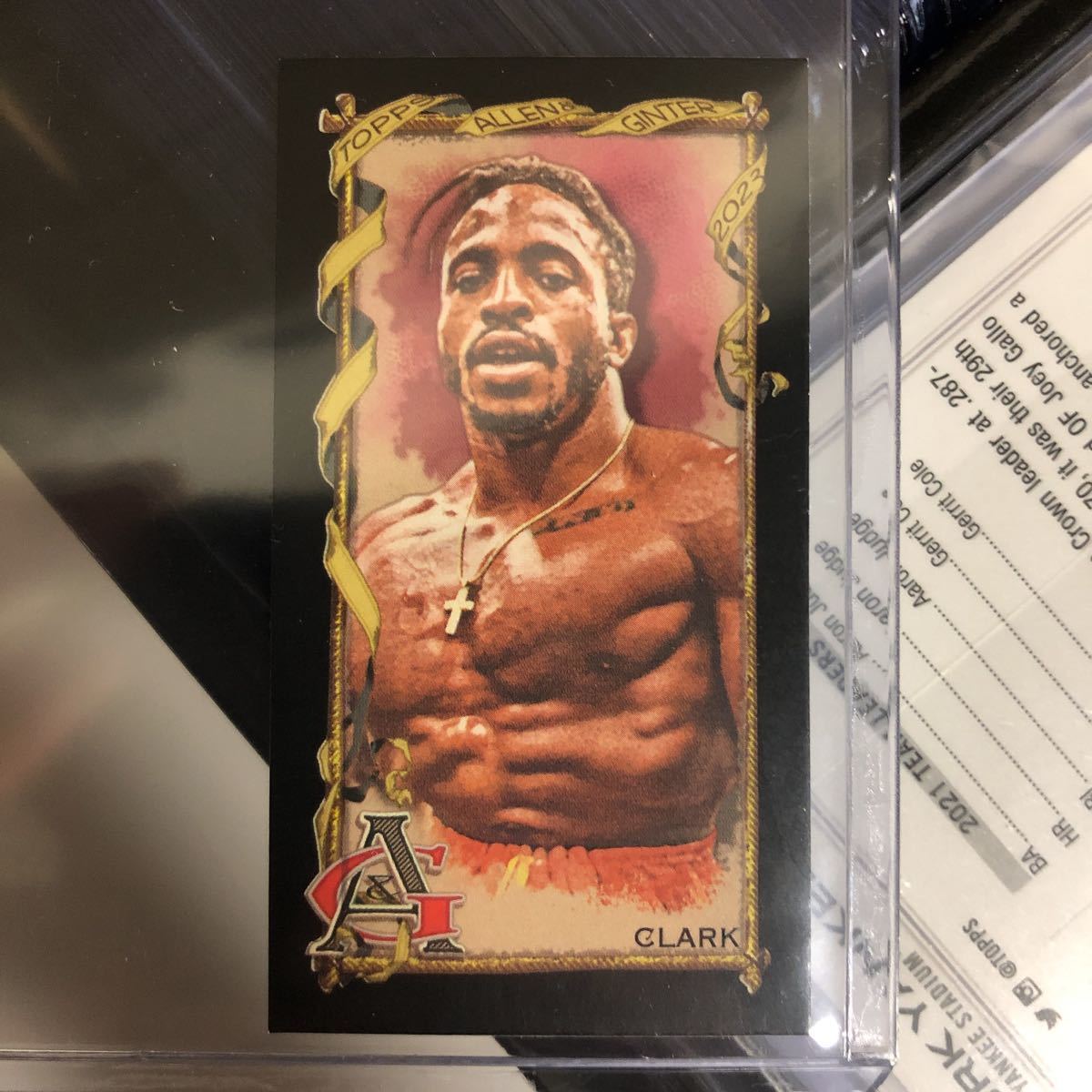 Zion Clark 2023 Topps Allen & Ginter Black Boader Mini #262の画像2