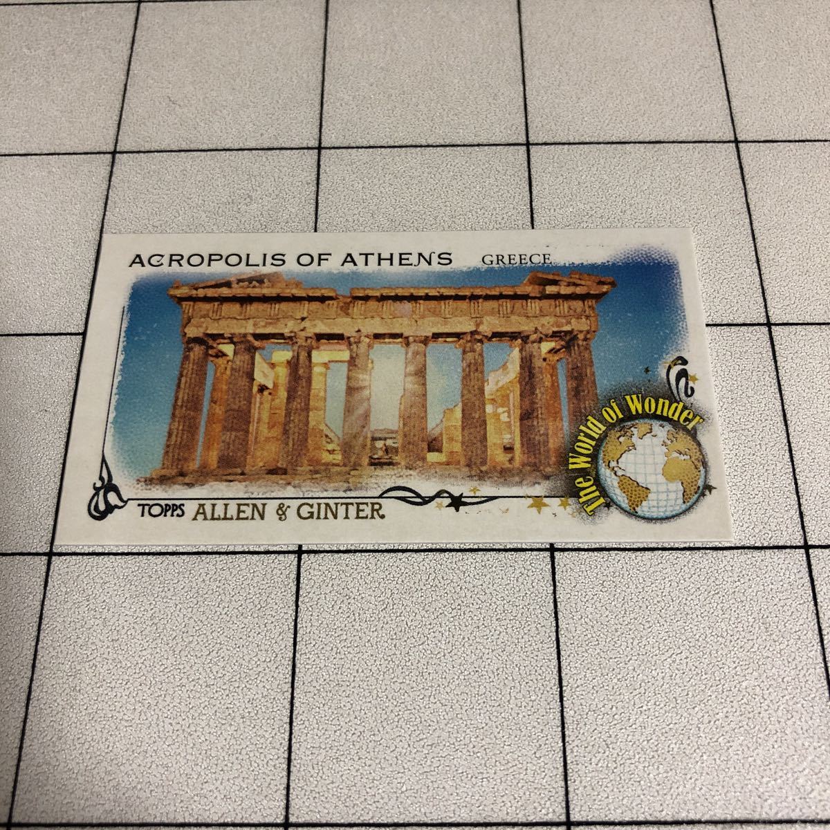 2023 Topps Allen & Ginter Acropolis of Athens #wow-8 World of Wonder Mini ギリシャ_画像1