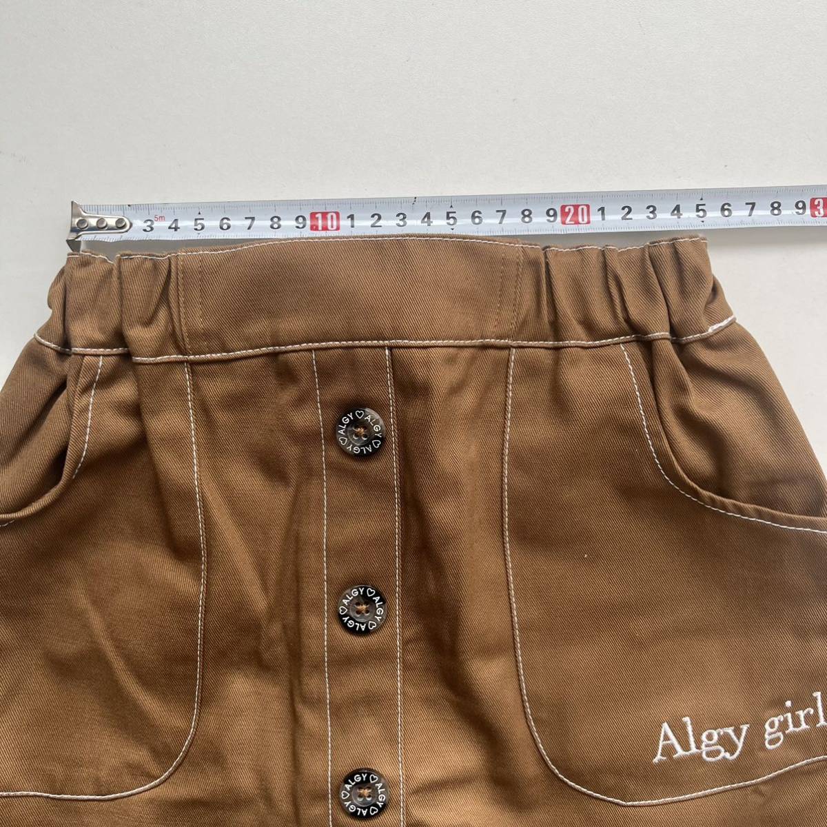 アルジー ALGY フリルベルト付きスカート サイズ140 XL135-145 新品未使用 タグ付き_画像7