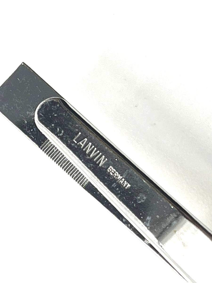 LANVIN　ランバン　タイピン　ネクタイピン　シルバー×ゴールド　長さ5.3cm_画像4