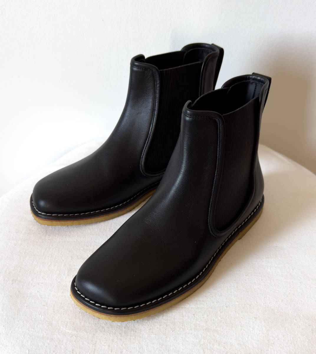 定番 新品 41 ブラック チェルシーブーツ ロエベ その他