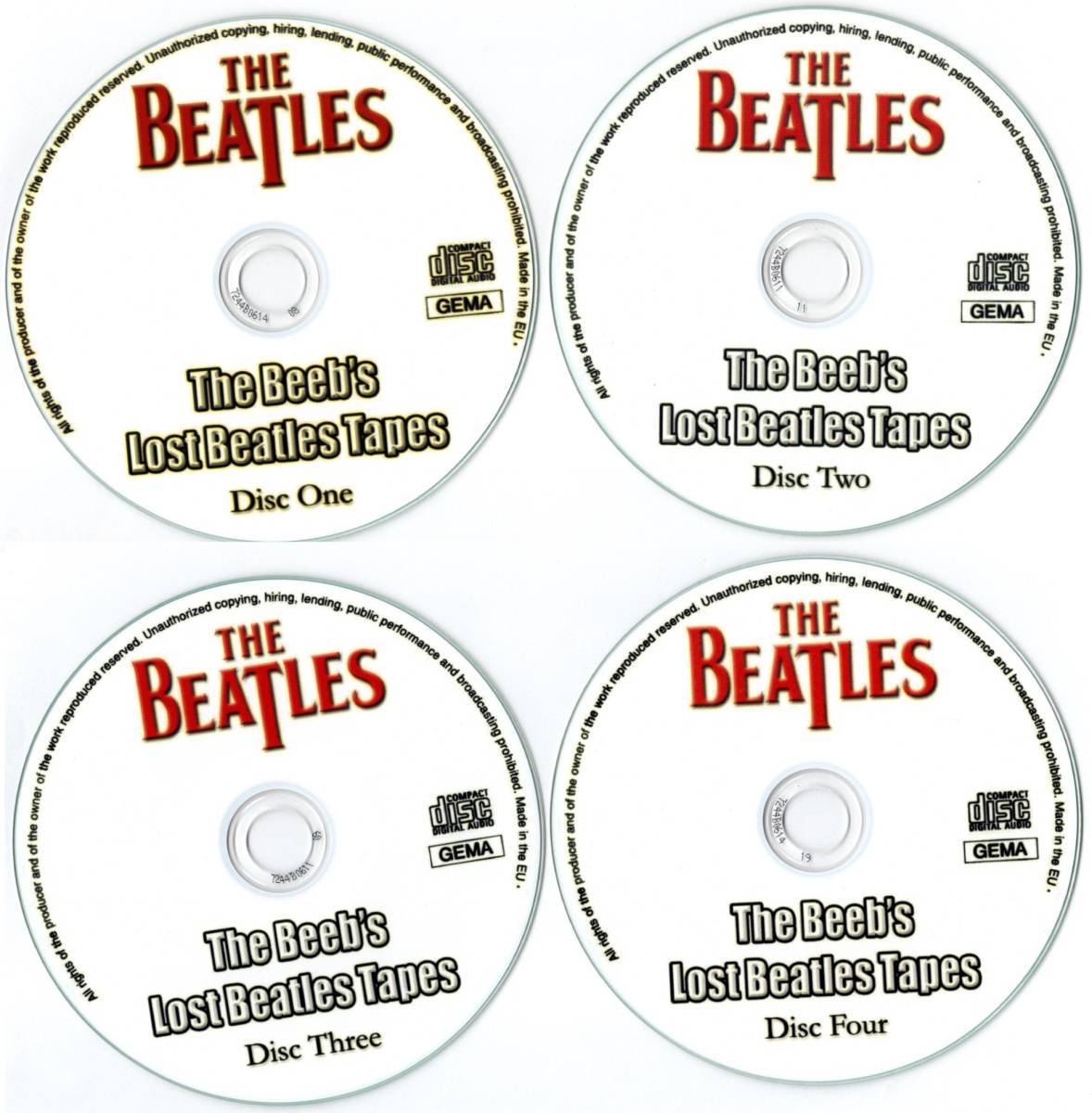8CD【LOST LENNON TAPES Episode 0】&【Lost Beatles Tapes Vol.1】Beatles ビートルズ_画像10