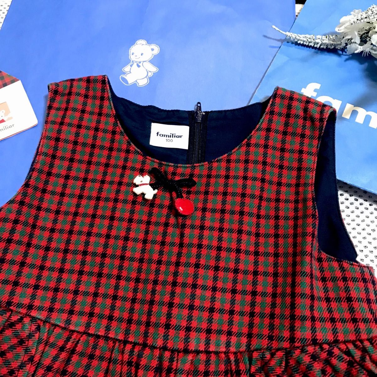美品 ファミリア スカート M-