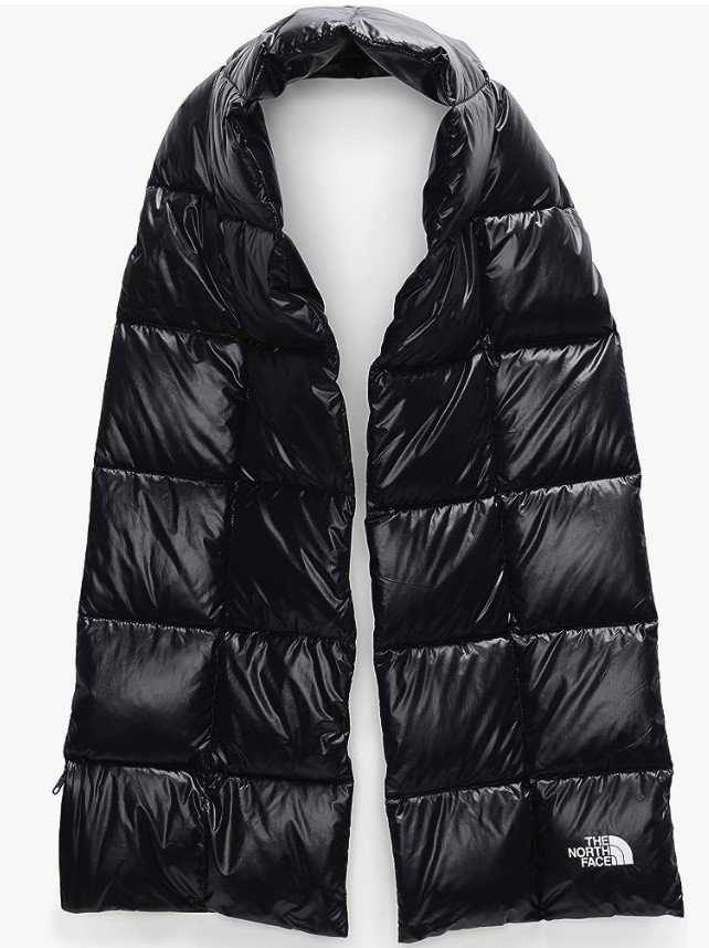 本物正規■ノースフェイス■ダウン マフラー CITY VOYAGER SCARF■黒■新品 550FILL THE NORTH FACE アメリカ限定