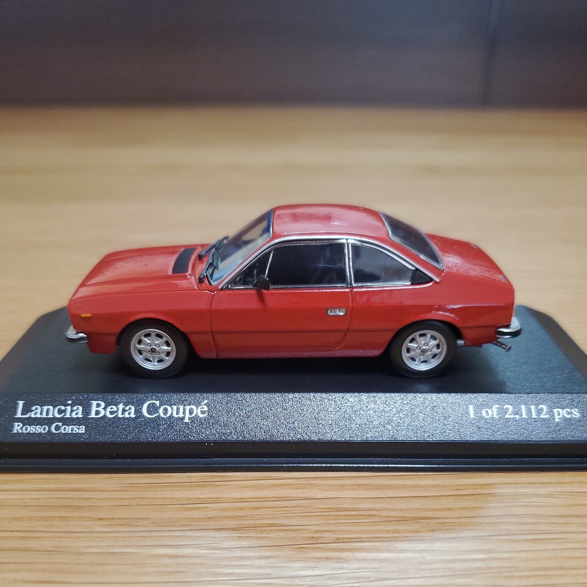 1/43 ミニチャンプス MINICHAMPS ミニカー/Lancia Beta Coupe 1981 Rosso Corsa/ランチア ベータ クーペ レッドの画像1