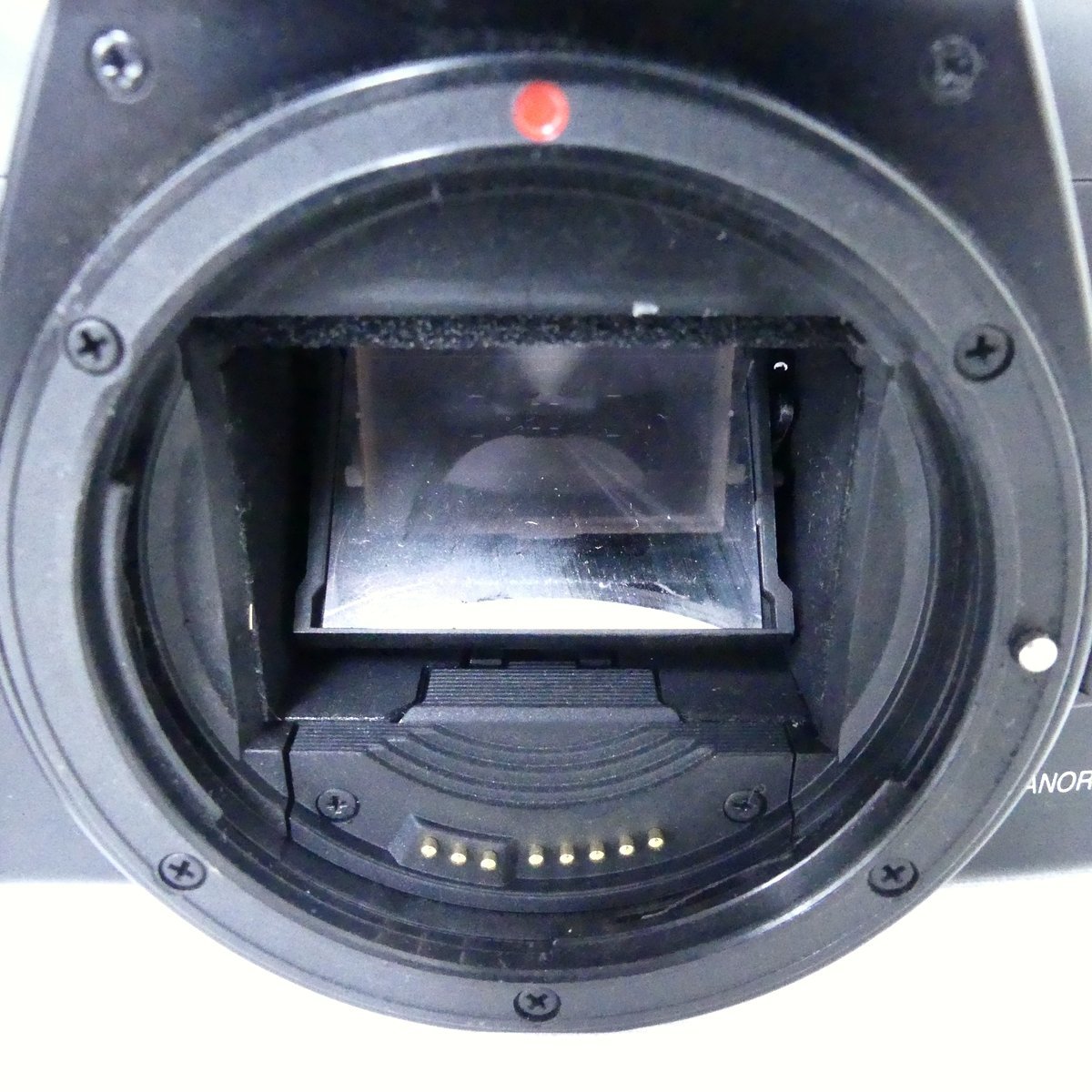 Canon キャノン EOS Kiss PANORAMA イオスキス パノラマ ブラック フィルムカメラ カメラボディ 通電OK USED /2310C_画像9