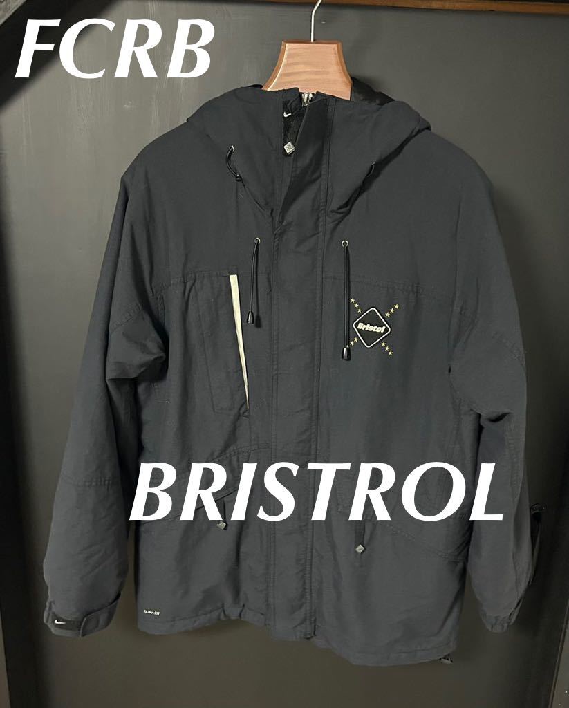 即決 送料無料 FCRB BRISTROL ブリストル fcrb マウンテンパーカー F.C.Real Bristol ジャケット 黒 Sサイズ