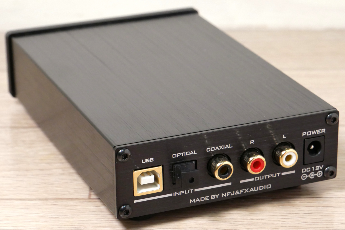 FX-AUDIO- DAC-SQ5J+[ブラック] Burr-Brown PCM1794A搭載 ハイレゾDAC USB/光/同軸 デジタル 最大24bit 192kHz 12V1Aアダプター付属_画像2