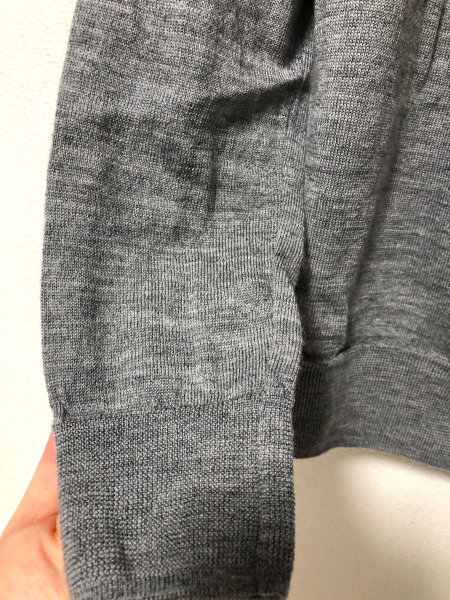 SALE 無印良品　首のチクチクを抑えた天竺　ハイネック　洗えるセーター