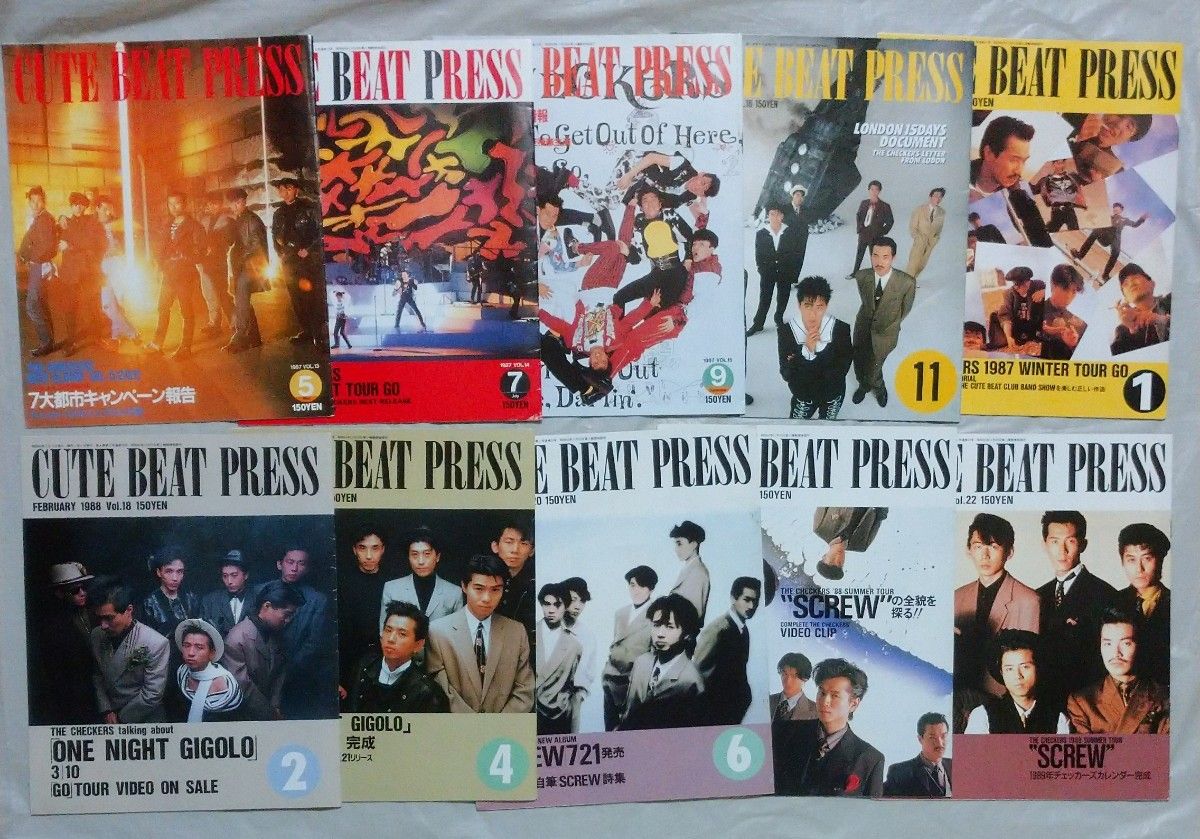 チェッカーズ ファンクラブ会報 CUTE BEAT PRESS|Yahoo!フリマ チェッカーズ ファンクラブ会報 CUTE BEAT PRESS|Yahoo!フリマ