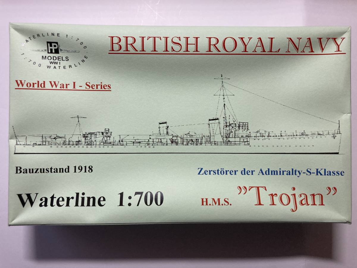 [HP-MODEL] 1/700 England navy Admiral tiS class ... Toro u Jean Trojan 1918
