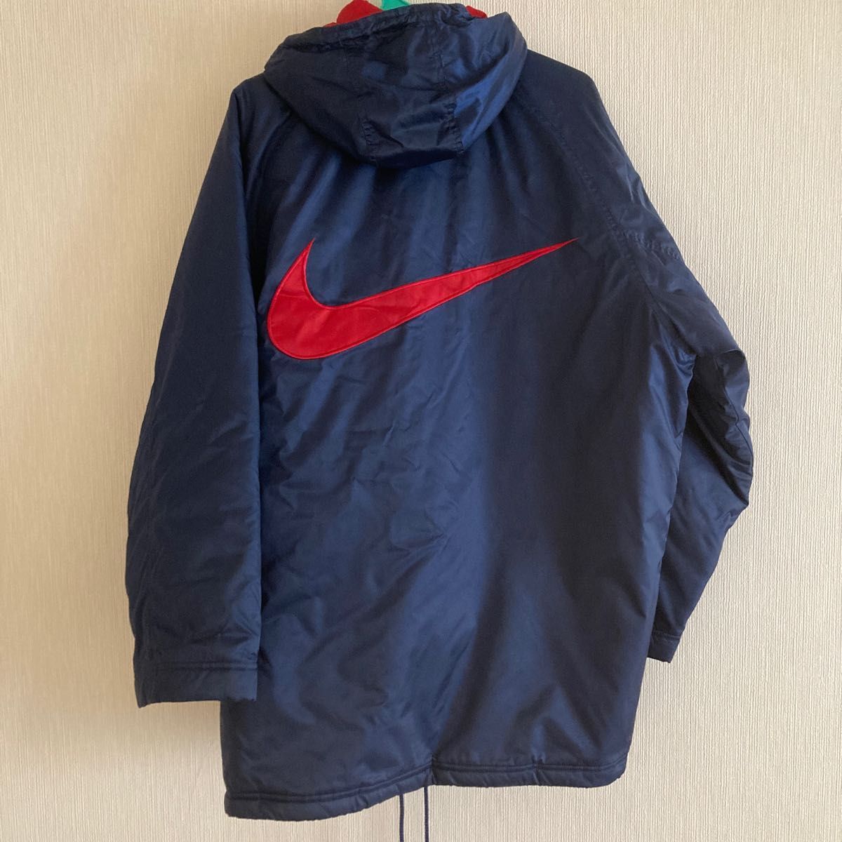 NIKE ナイキ ベンチコート ビンテージ ナイロンジャケット ビッグロゴ