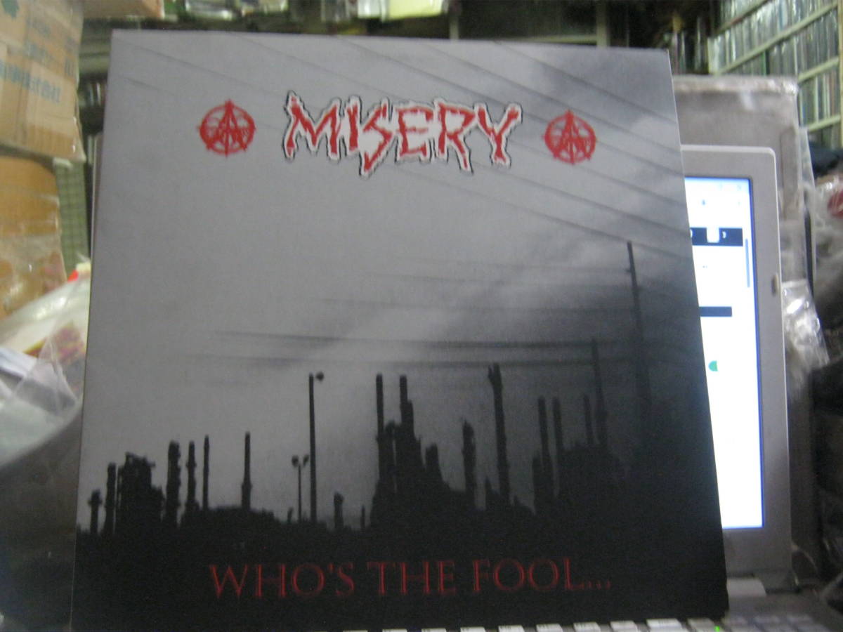 MISERY / WHO'S THE FOOL... ドイツ盤LP Nausea Sin C.O.B.W. Disrespect Hellspawn Tau Cross Bonefire Murderers _画像1