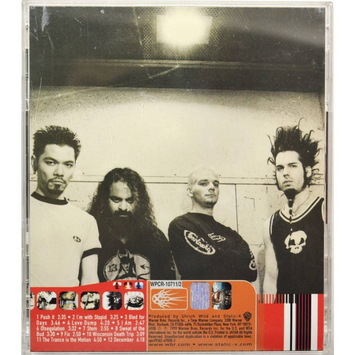 【Premier Edition】Static-X / Wisconsin Death Trip ◇ スタティック-X / ウィスコンシン・デス・トリップ ◇ 国内盤帯付 ◇_画像6